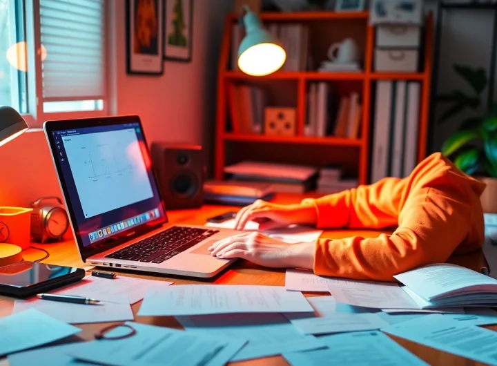 Engage with WPS中文版 efficiently on a laptop amidst an organized workspace.