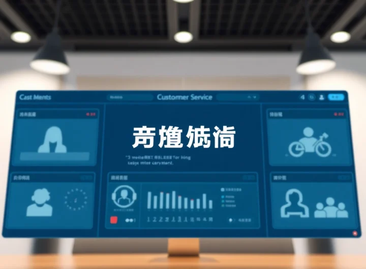Engage with the 美洽客服系统 interface featuring user-friendly design and modern aesthetics.